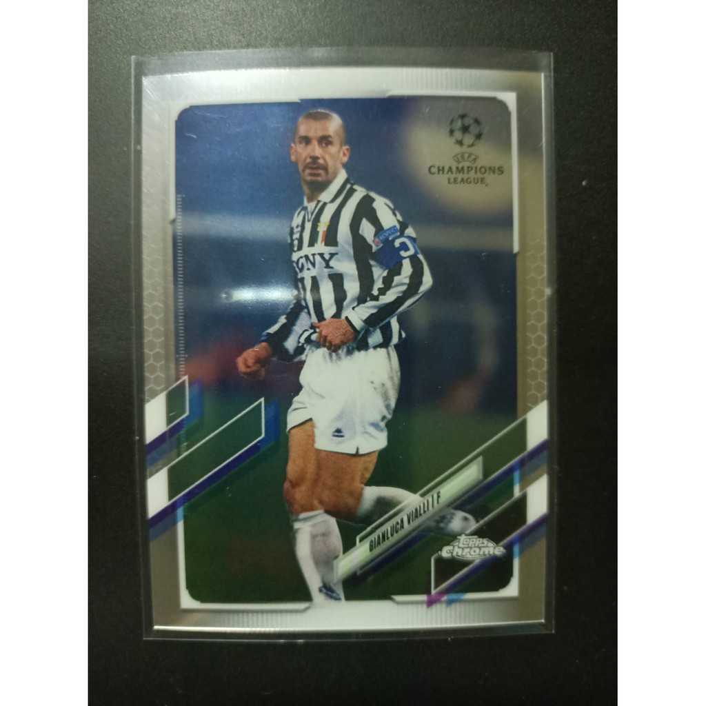 2020 21 Topps Uefa Chrome Gianluca Vialli Base Juventus Shopee Thailand