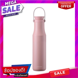 กระติกสูญญากาศ LOCKNLOCK METRO TUMBLER 710 มล. สีชมพู ภาชนะใส่น้ำและน้ำแข็ง VACUUM FLASK LOCKNLOCK METRO TUMBLER 710ML P