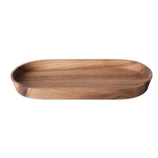 Chabatree Limpid oval tray M ถาดเสริฟไม้ สำหรับ เสริฟอาหาร ขนาด SIZE M #36  CU056