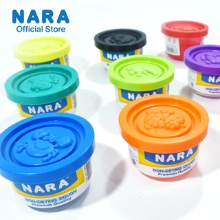 NARA Non-Drying Dough (แป้งโดว์ชนิดไม่แห้ง) ขนาด 40 กรัม แบบกระปุก (เลือกสี)