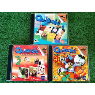 VCD แผ่นเพลง Quick-Oke vol.1 ,2 ,3 (เสือ ธนพล,วงแคลช Clash , อัสนี &amp; วสันต์ , เสก โลโซ , อ้น ศรีพรรณ)