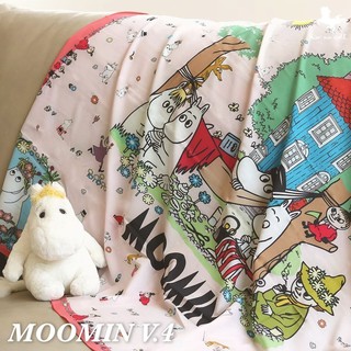 Kiss Me Doll - ผ้าพันคอ/ผ้าคลุมไหล่ Moomin V. 4 ขนาด 100x100 cm.