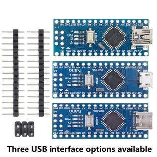 Mini / Type-C / Micro USB Nano 3.0 ATMEGA328P พร้อม bootloader ใช้งานร่วมกับ Nano controller สําหรับ arduino CH340 USB driver 16Mhz ATM