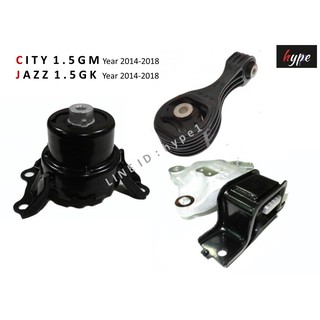 *** SET *** ยางหิ้วเครื่อง ยางแท่นเครื่อง Honda CITY GM6 / JAZZ GK ปี 2014 - 2019