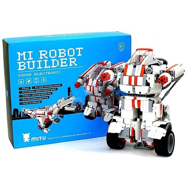 MI ROBOT BUILDER - robot for kids.Xiaomi MITU Builder intelligent building robot (white)