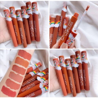 พร้อ​มส่ง​/แท้ ลิปจุ่ม ลิปยู​นิคอร์น​ เนื้อแมตต์ Heng Fang Kiss Beauty ลิปกันน้ำ 6 แท่ง 6 สี จูบ​ไม่​หลุด​ สีสวยมาก!