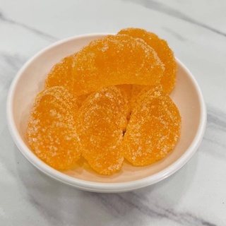 เยลลี่กลีบส้ม หอม🍊เคี้ยวหนึบอร่อยสุดๆ500กรัมมรประมาณ30กว่าเม็ด🍊🍊🍊🍊มีของพร้อมส่ง