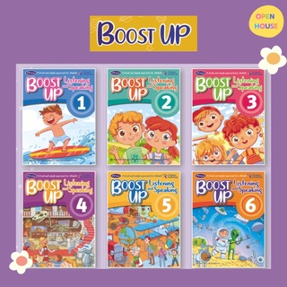 หนังสือเรียนภาษาอังกฤษ Boost up Listening and Speaking level 1-6 #Pw.Inter