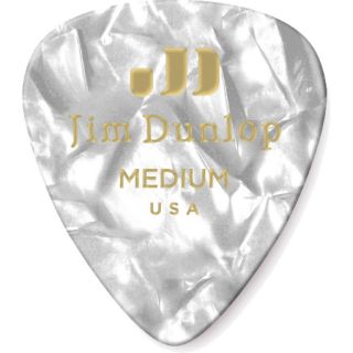 ปิ๊กกีต้าร์ Celluloid Jim Dunlop # White pearl ครบทุกความหนา!