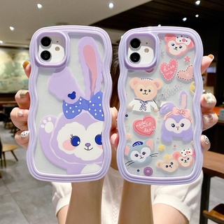 เคสโทรศัพท์มือถือ ลายหมี Delu Duffy 2 in 1 สําหรับ iPhone 14plus 14 13promax 12 11 X XR XSMAX