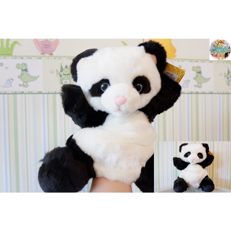 🐼 ตุ๊กตาหุ่นมือ #Panda , ลิขสิทธิ์ #Aneepark แท้✅ 🐼