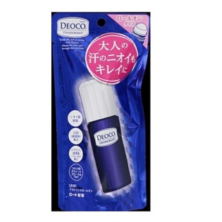 rohto deoco deodorant roll on 30 ml. ลดเหงื่อ ลดกลิ่นตัววัยผู้ใหญ่