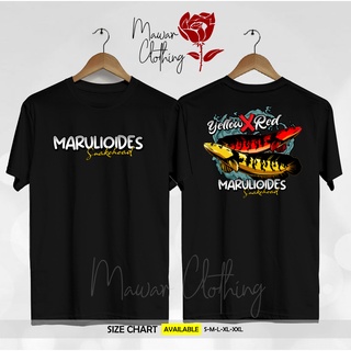เสื้อยืด พิมพ์ลาย CHANNA SNAKEHEAD FISH THE PREDATOR CHANNA MARU MARULIOIDES สีเหลือง สีแดง สําหรับผู้ชาย