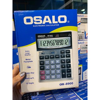 เครื่องคิดเลข OSALO OS-8900,OS-8905 ไซส์ใหญ่ 12 หลัก มี 2 สี