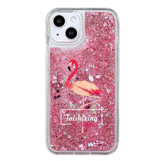 เคสโทรศัพท์มือถือ ลายฟลามิงโก้ มีทรายไหล สําหรับ Samsung Galaxy S23 S22 S21 Plus Ultra S21 FE