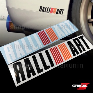 สติ๊กเกอร์ แต่งรถ MITSUBISHI RALLI ART RALLIART