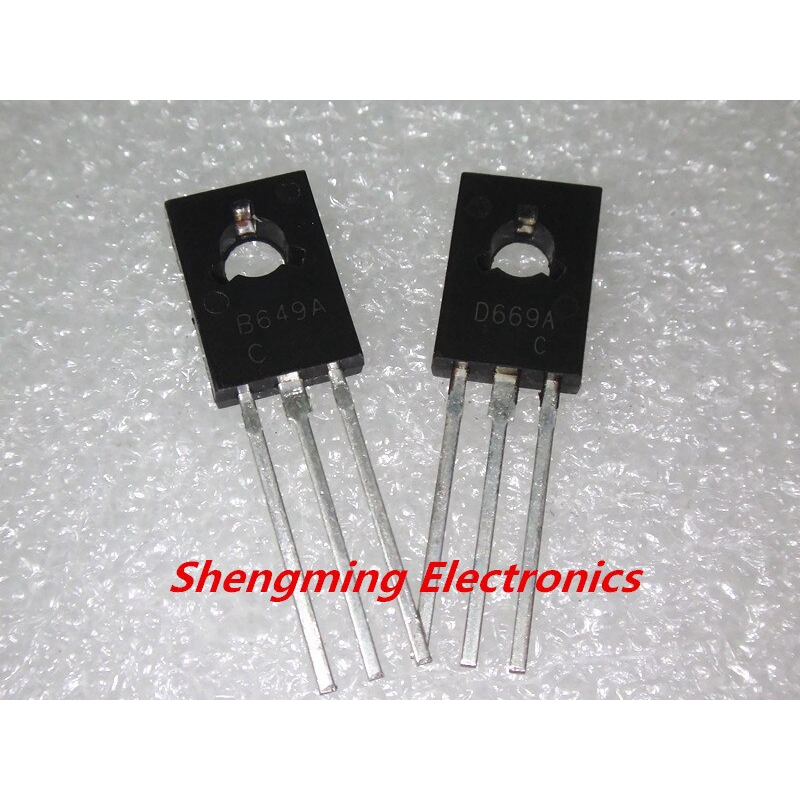 ทรานซิสเตอร์ 10 คู่ 2sd 669 a 2sb 649 a (10 ชิ้น d 669a + 10 ชิ้น)