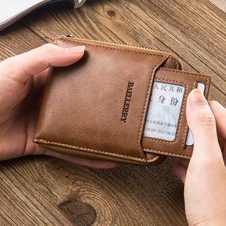 Korean M85 Baellery กระเป๋าผู้ชาย กระเป๋าสตางค์ใบยาว ผลิตจากหนัง PU Men Wallet  M85