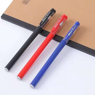 ปากกาเจล 0.5 มม. (สีน้ำเงิน/แดง/ดำ) ปากกาหมึกเจล ปากกา สำหรับใช้ในสํานักงาน โรงเรียน อุปกรณ์การเรียน เขียนลื่น
