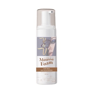 (100ml.) SISs Mousse Foam Goat Milk Deep Moisturizing ซิสส์ มูสโฟมนมเเพะ