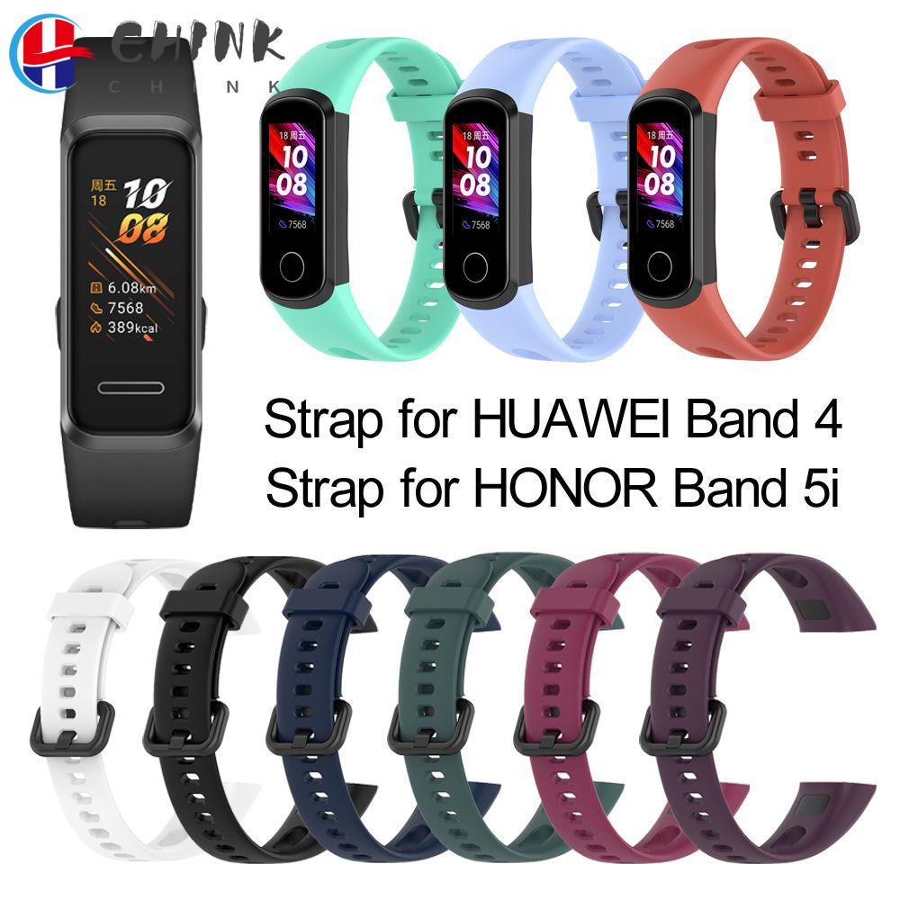 CHINK Soft Silicone Strap Replacement Watch Band Strap For HUAWEI Band 4 / Honor Band 5i