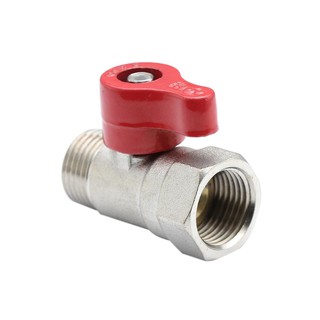 Mini ball valve MINI BALL TAP FLUSSO MALE/FEMALE 1/2" Water valve Water supply system มินิบอลวาล์ว มินิบอลวาล์ว FLUSSO M