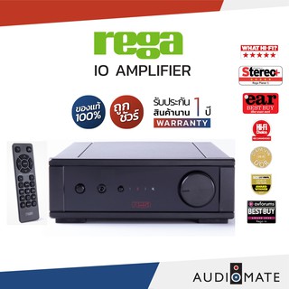 REGA IO INTEGRATED AMPLIFIER 30W BLACK / รับประกัน 1 ปี โดย บริษัท Komfortsound/ AUDIOMATE