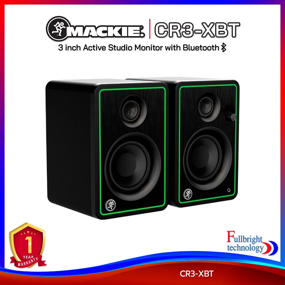 Mackie CR3XBT 3" Active Studio Monitor with Bluetooth 4.2 (Pair) ลำโพง
