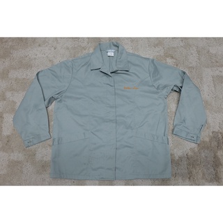 เสื้อช็อป เสื้อช่าง เสื้อช็อปช่าง​ เสื้อทำงาน เสื้อยูนิฟอร์ม​ uniform​ work​ ​shirt มือ 2 ของญี่ปุ่น ไซส์ L