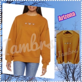 💥😍Arizona Sweatshirt😍💥 เสื้อแขนยาวสเวตเชิ้ต แบรนด์ดี Arizona ผ้าดีมาก ด้านนอกคอตต้อนนุ่ม ด้านในผ้าฟรีซสำลี ไม่หนาS-3XL☑️