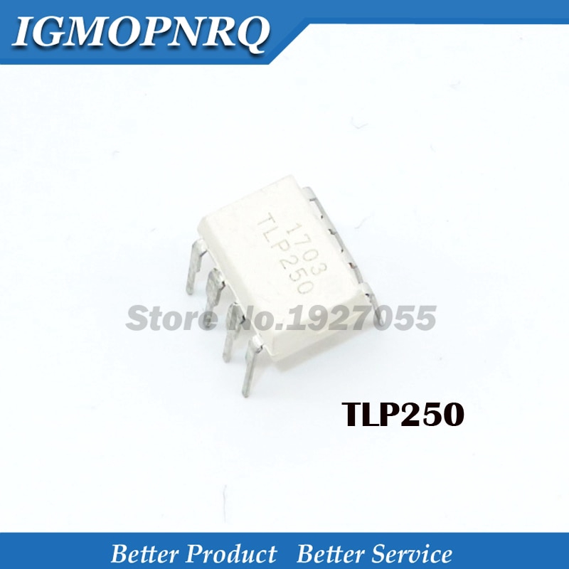 10PCS TLP250 DIP8 P250 DIP-8 Direct plug-in DIP8 inverter IGBT drive coupling isolator light coupling NEW Original