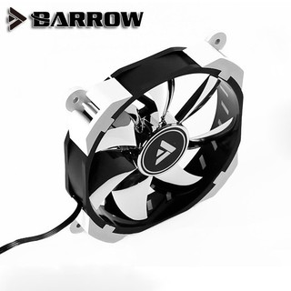 Barrow rariator fan BF02-PR RGB white (จัดส่งในไทย รับประกัน 1ปี)