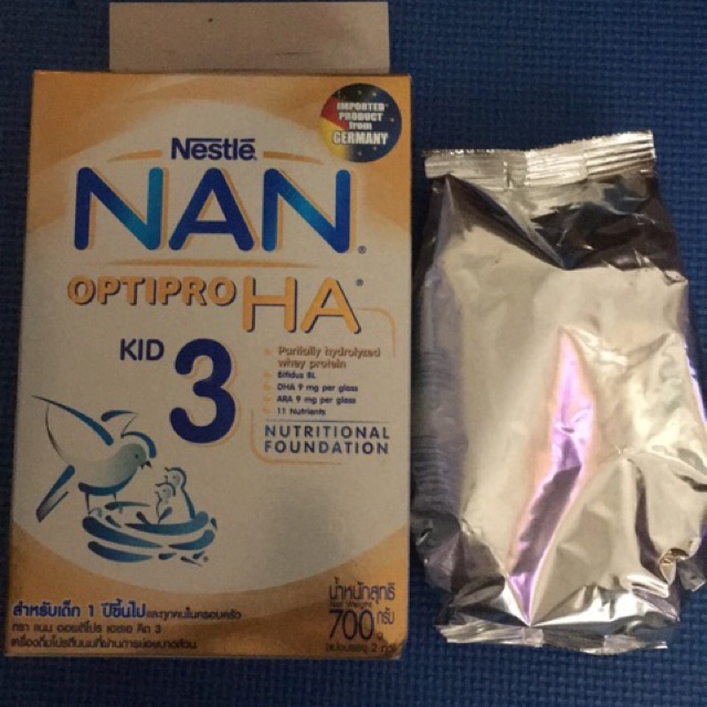 นมผง Nan optipro HA kid 3 ขนาด 350g. 1ถุง