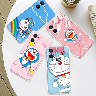 Oppo A76 A36 เคสโทรศัพท์ซิลิโคน TPU แบบนิ่ม ลายการ์ตูนโดราเอมอน สําหรับ OPPO