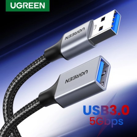 Ugreen USB 3.0 Cable USB Extension Cable Male to Female Data Cable USB3.0 Extender Cord for PC TV US