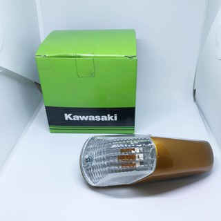 KAWASAKI แท้ศูนย์ ไฟเลี้ยวหน้า สำหรับ KR สีทอง 1 ข้าง (23040-1308-197) LAMP-SIGNAL