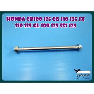 HONDA CB100 125 CG110 CG125 JX110 JX125 GL100 GL125 SS1 SS125 "FRONT" SWING ARM AXLE  // แกนล้อหน้า แกนสวิงอาร์ม ฮอนด้า