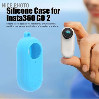 เคสซิลิโคน ป้องกันเลนส์กล้อง สําหรับ Insta360 Go 2