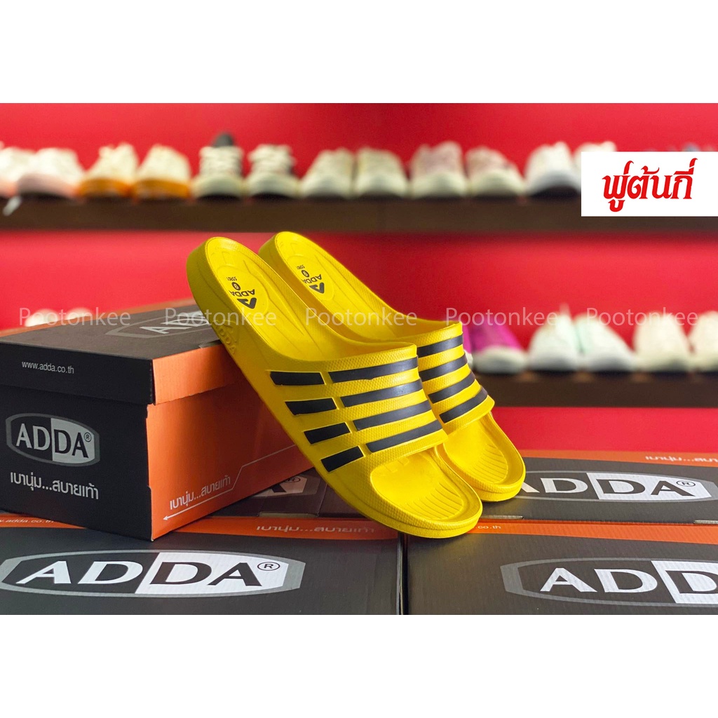 Adda รองเท้าแตะ แบบสวม รุ่น 55R01 ไซส์ 4-10 ของแท้ พร้อมส่ง