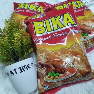 ข้าวเกรียบรสไก่ Bika บิ๊กก้า ขนาด60 กรัม  มีฮาลาล