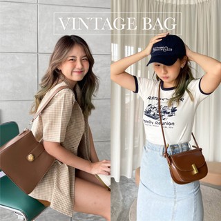 Vintage bags กระเป๋าแบบเรียบง่ายใช้แล้วดูดี