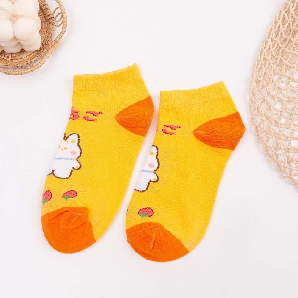 Danilo Cute Short Socks Invisible Boat Socks Low Top Socks Shallow Kawaii Casual Cartoon Cotton