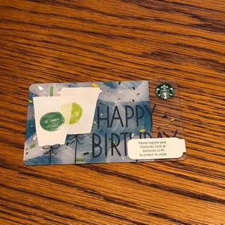 Starbucks Happy birthday