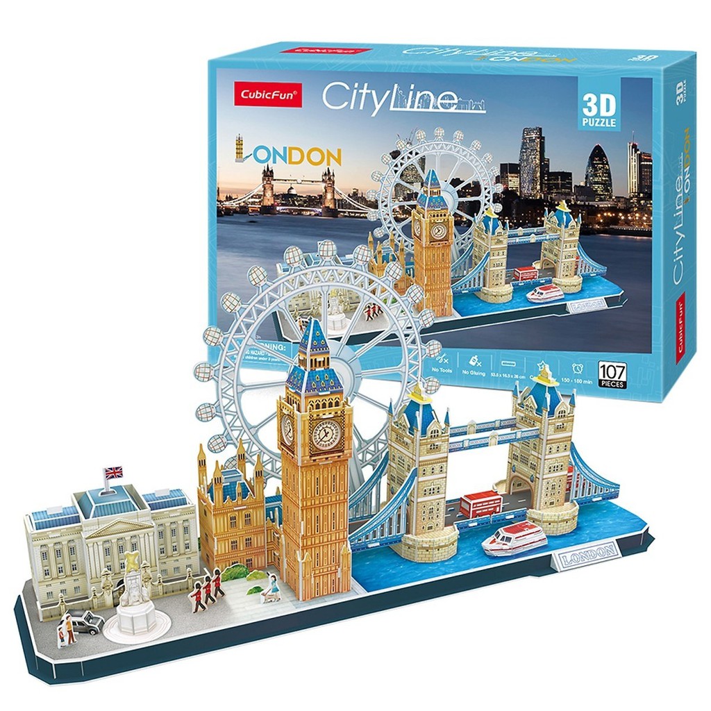 Cubic Fun Cityline London MC253h โมเดลกระดาษประกอบ 3 มิติ