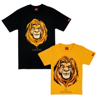 Disney Lion King Family -T Shirt เสื้อยืดไลอ้อนคิงครอบครัว สินค้าลิขสิทธ์แท้100% characters studio