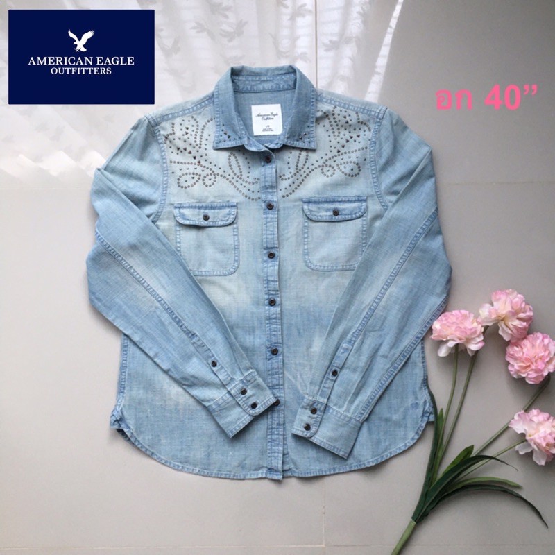 เสื้อยีนส์ Amarican Eagle (L)
