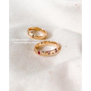 STARDUST GOLD RING TINARI แหวนทอง แหวนเพชร cz แหวนคู่ ของขวัญ