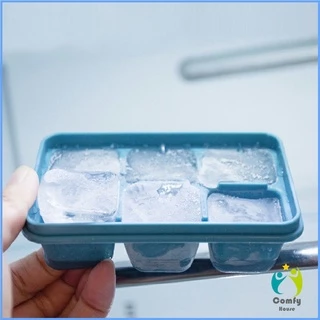 Comfy แม่พิมพ์น้ำแข็งก้อน ฝาปิด พร้อมฝา 6 ช่อง Ice tray mould