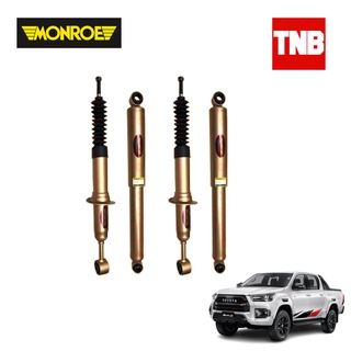 Monroe reflex gold (กระบอกใหญ่ แกน 18 มม.) โช๊คอัพ Toyota Revo Prerunner Rocco โตโยต้า รีโว่ 4x2 ตัวสูง 4x4 ปี 2015-2022