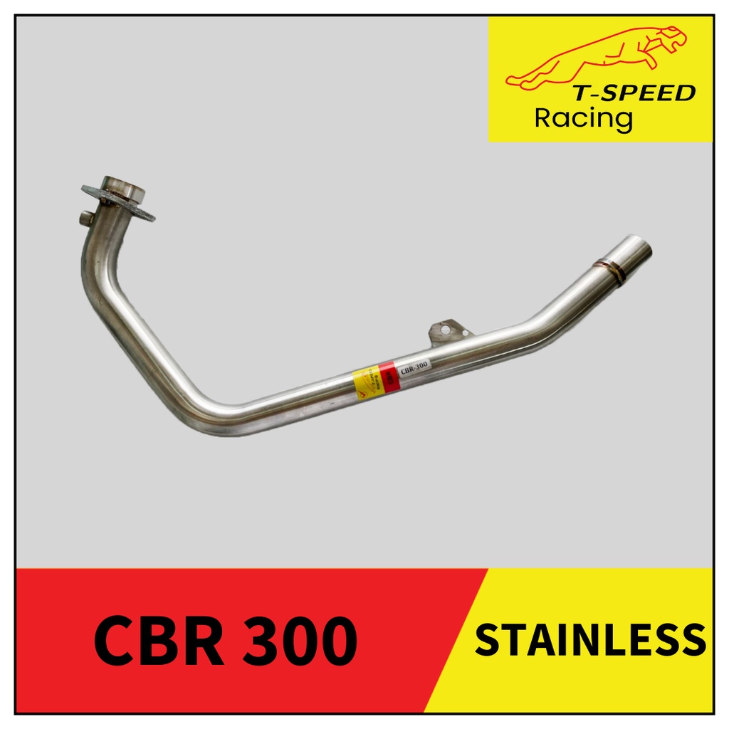 คอท่อ Honda CBR300 สแตนเลส 🔩 Stainless steel แท้ เกรด 304  หนา: 1.2 มิลลิเมตร  ขนาด STD ราคา 1,200 บ